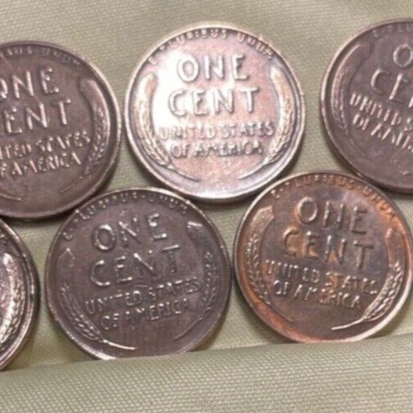 6 Lincoln Wheat Pennies -1949-1950-1951-1952-1953-1954 7-Coin Set / Circulated - Picture 5 of 8